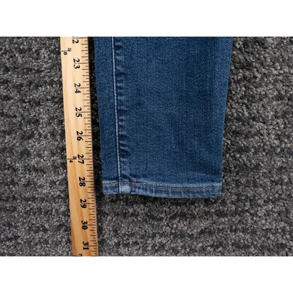 Madewell Jeans Womens  30x28.5 (Tag 28) Blue 10" High Rise Skinny Stretch Denim - Picture 9 of 13